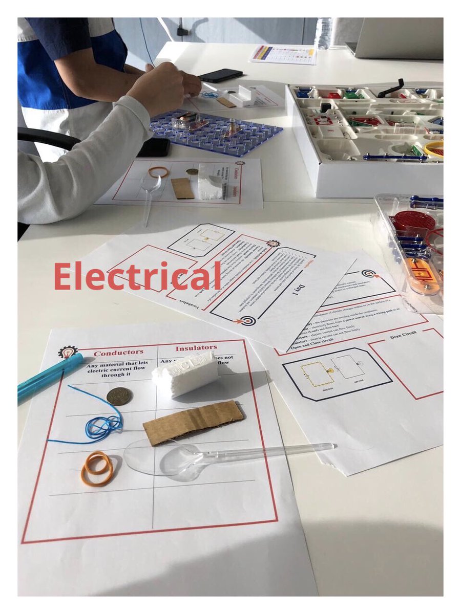 TheCore_TechHub's tweet photo. The core “Electrical Discovery Workshop”  ورشة استكشاف الكهرباء للاطفال بطريقه عملية و مرحة. https://t.co/lK4p2CS8aI