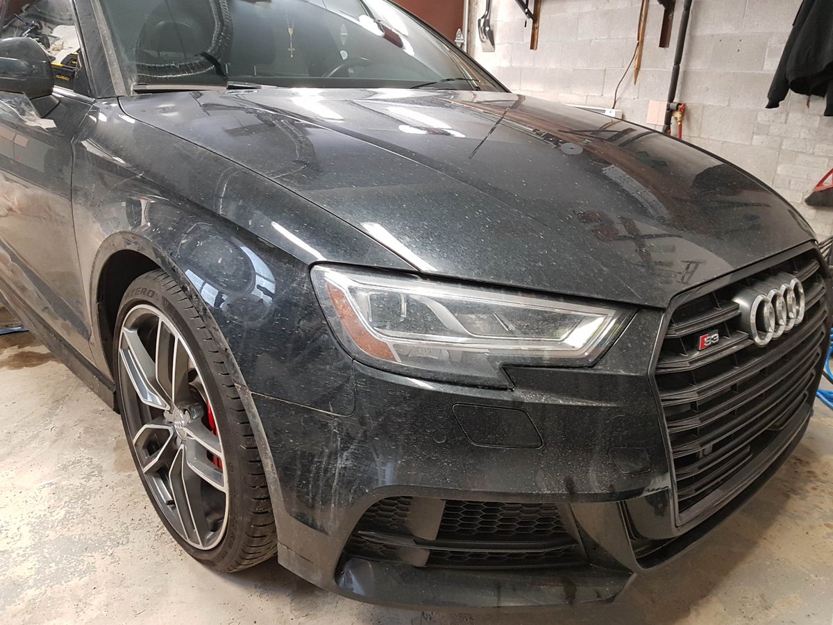EverydayDetail's tweet image. How does a neglected #Audi #S3 look after some TLC and #beadmaker?