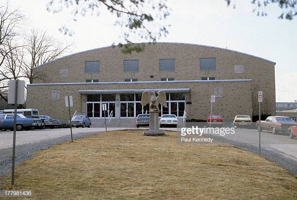 14/x The Roberts Center, the athletic arena, where the ROTC offices were housed in 1970.