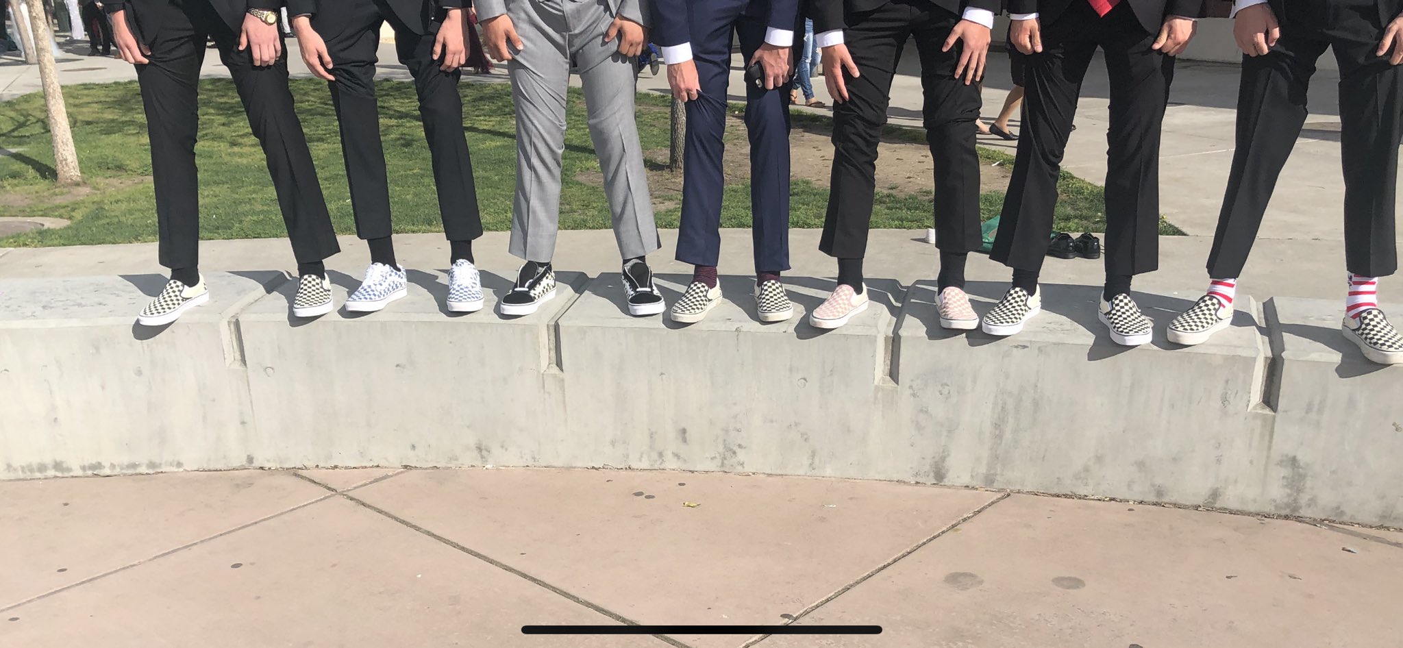 Brendan Terry on X We wore checkered vans to prom realbros simivalley checkeredvans https t wFKf7QJsfr X