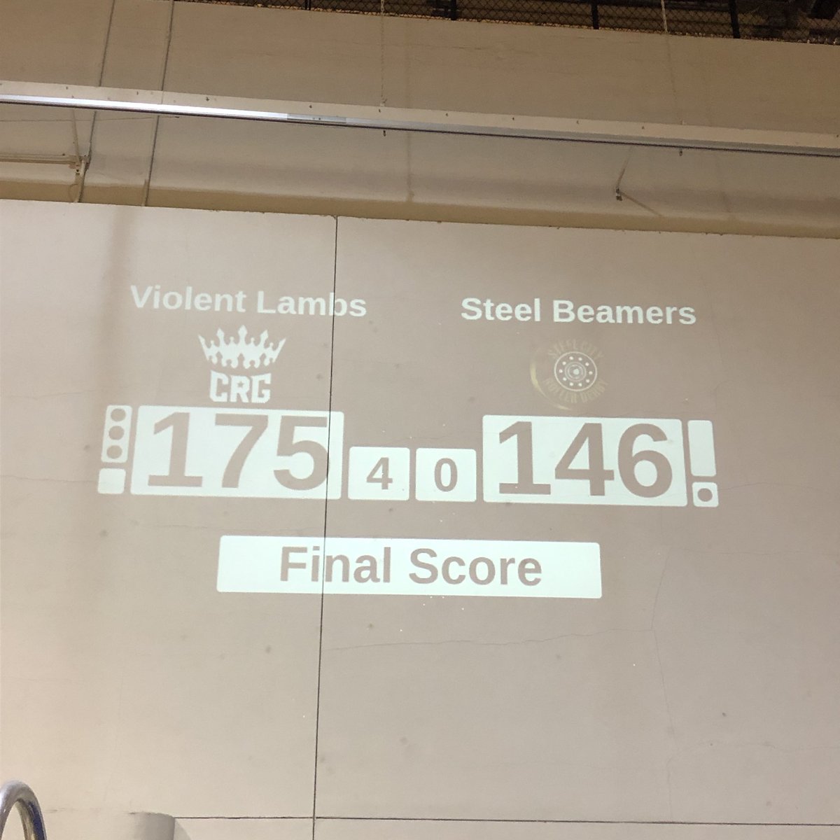 cincyrollergirl's tweet photo. CRG’s Violent Lambs take the win! Thanks for a great game, @SteelCityDerby Steel Beamers, and congrats to the MVPs: Blocker Jillian Dollaz and jammer Loko for the Lambs and blocker Alivia Martin and jammer @wrath_776 for the Beamers! https://t.co/ymSu32yH9R