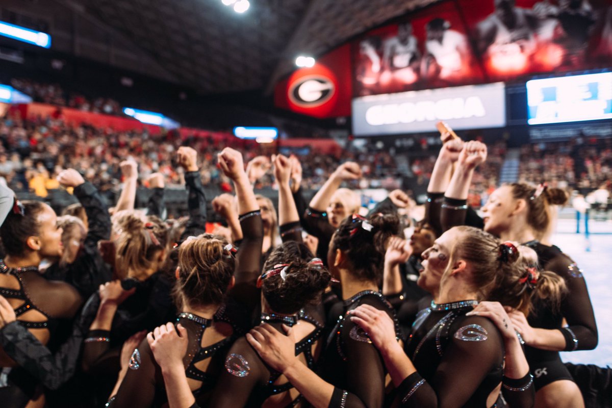 UGAGymnastics's tweet image. TICKET PUNCHED! 🎟

Georgia advances to the #NCAAgym National Championship!