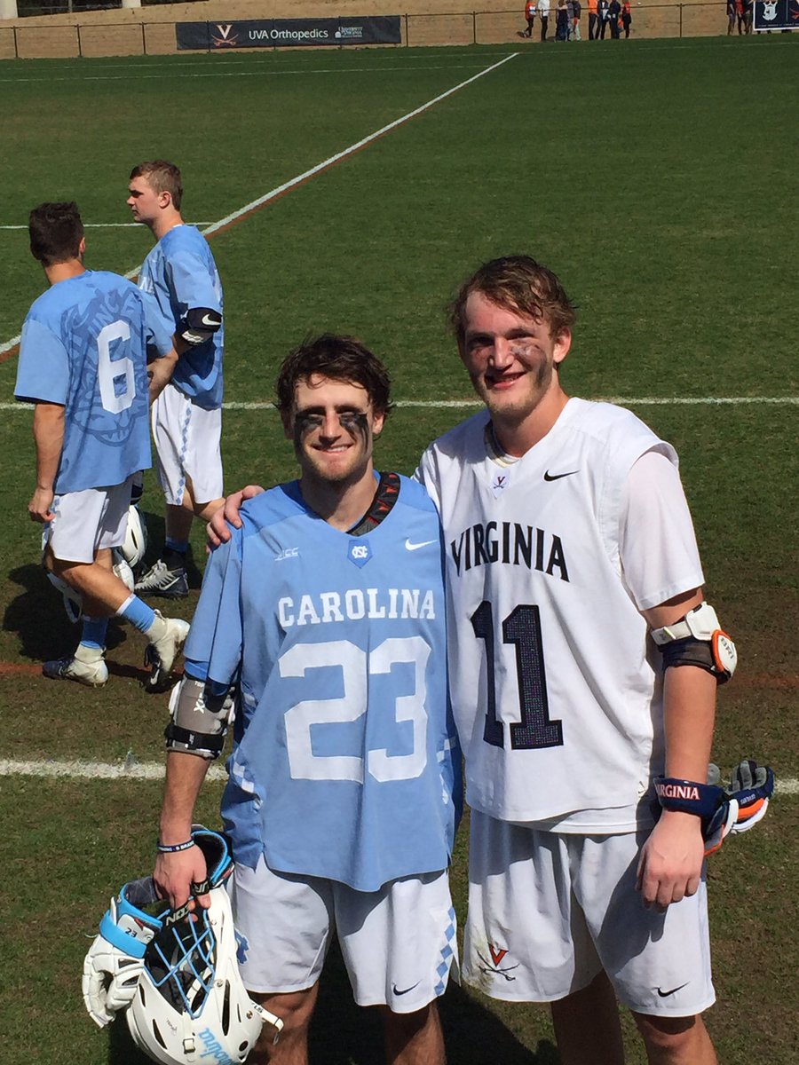 hogcallWPS's tweet photo. Two former HP Scots catch up on the field post game. Congrats UVA on the victory. #Scot4life @hplax. https://t.co/iMgQZgX7ZB