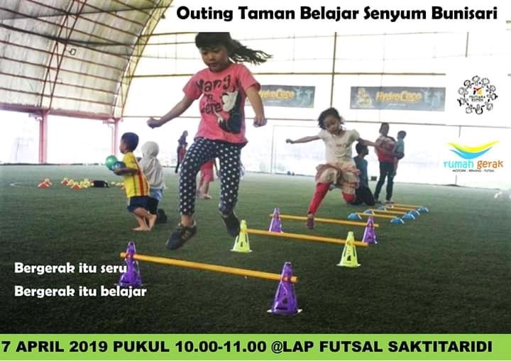 Bergerak itu seru bergerak itu belajar , outing class TBS Bunisari