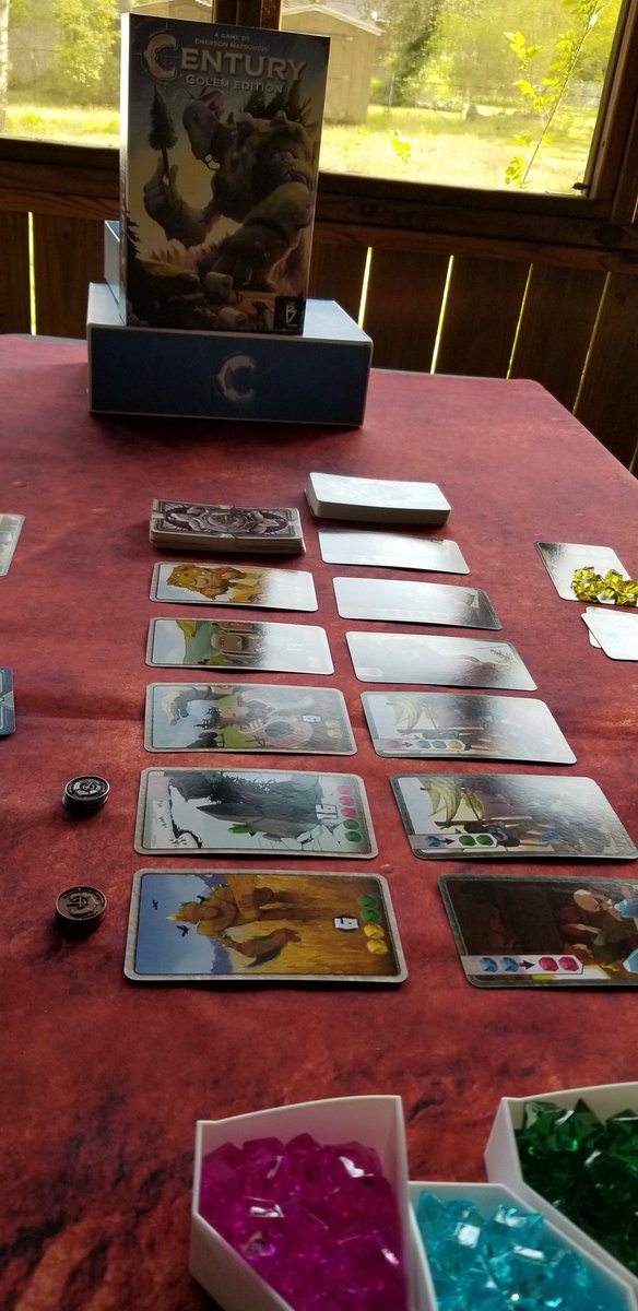 Getting treat to play some Century Golem Edition from <a href="/PlanBGames_/">PlanBGames</a>