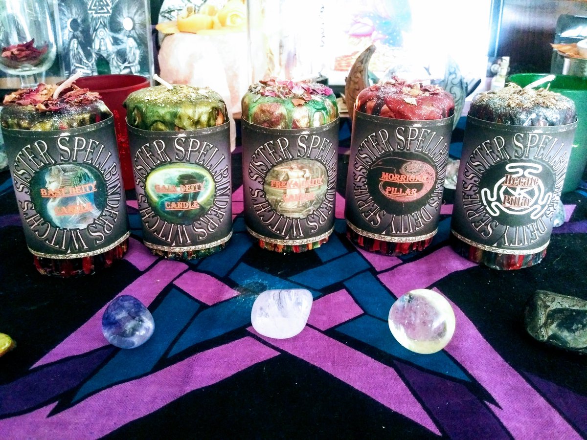 thewitchbrmclst's tweet photo. Busy day here at The Witches Broom Closet Getting ready for beltane and making wonderful things for the shop Magickal oils, kits and candles #lovemywitches #witch #spelloils #spellkits #deitymagick https://t.co/lYWn5XTi3X