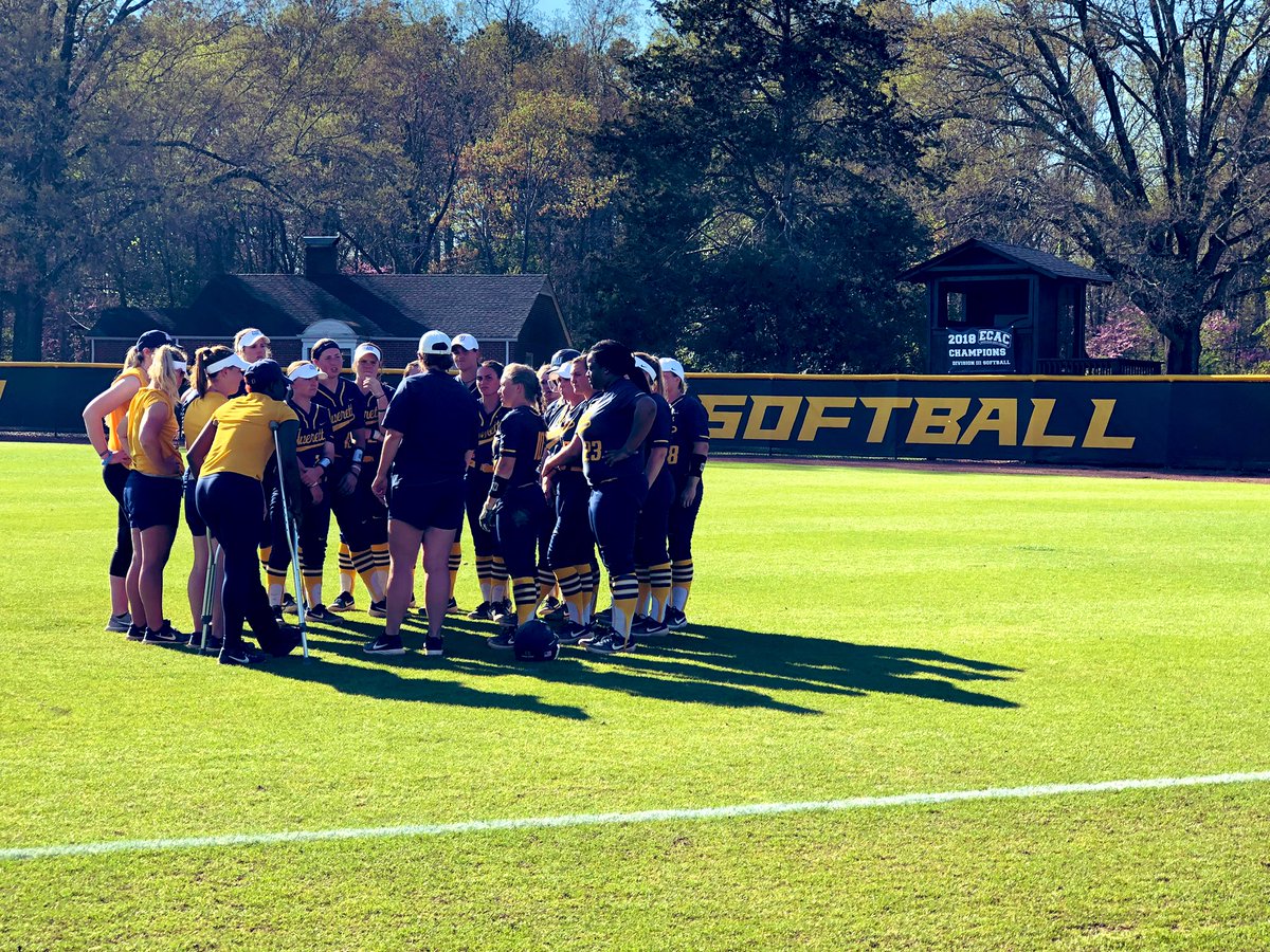 Jrocket10's tweet photo. Just 1 awesome team right here. #Nuffsaif @AverettSoftball @AverettUCougars #teamwork #ONEAU https://t.co/DQG1y0aDIO