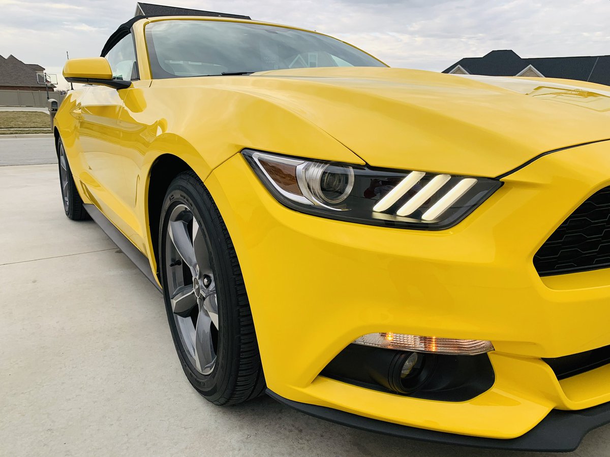SS_Auto_Detail's tweet photo. Spring is here. Perfect time to OptiCoat this sun yellow mustang! #ssautodetailingllc #opticoat #mustang https://t.co/CFTCowC09Q