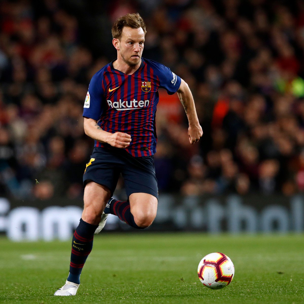 ivanrakitic's tweet image. Vamooosssss 😊💪!!! Equipo 🔝🙌 #ForçaBarça 🔵🔴