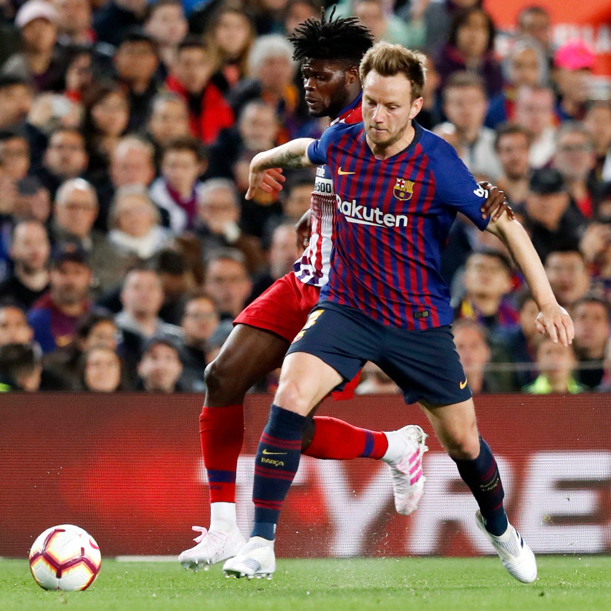 ivanrakitic's tweet image. Vamooosssss 😊💪!!! Equipo 🔝🙌 #ForçaBarça 🔵🔴