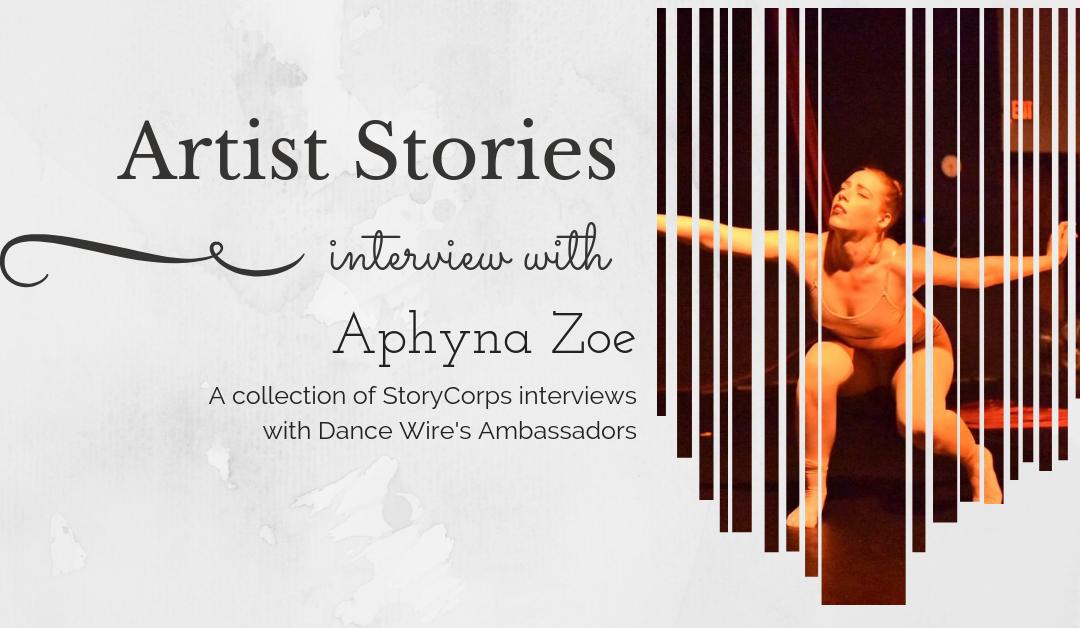DanceWirePDX's tweet image. NEW Artist Stories interview with Aphyna Zoe, 2019 Dance Ambassador

Aphyna talks to Laura Onizuka @FlamencoOregon about the finding the confidence to pursue dance and more in our #DanceArtistStories @StoryCorps series.

LISTEN: dancewirepdx.org/artist-stories…