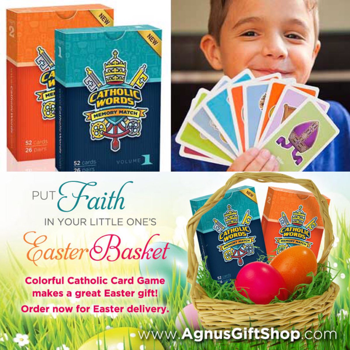 MassExplained's tweet image. Order now at agnusgiftshop.com for Easter delivery. #catholic #easter #ccd #eastergift #eastergiftsforkids #romancatholic #romancatholicism #easterbasket #liturgy #mass #catholicmass #latinmass