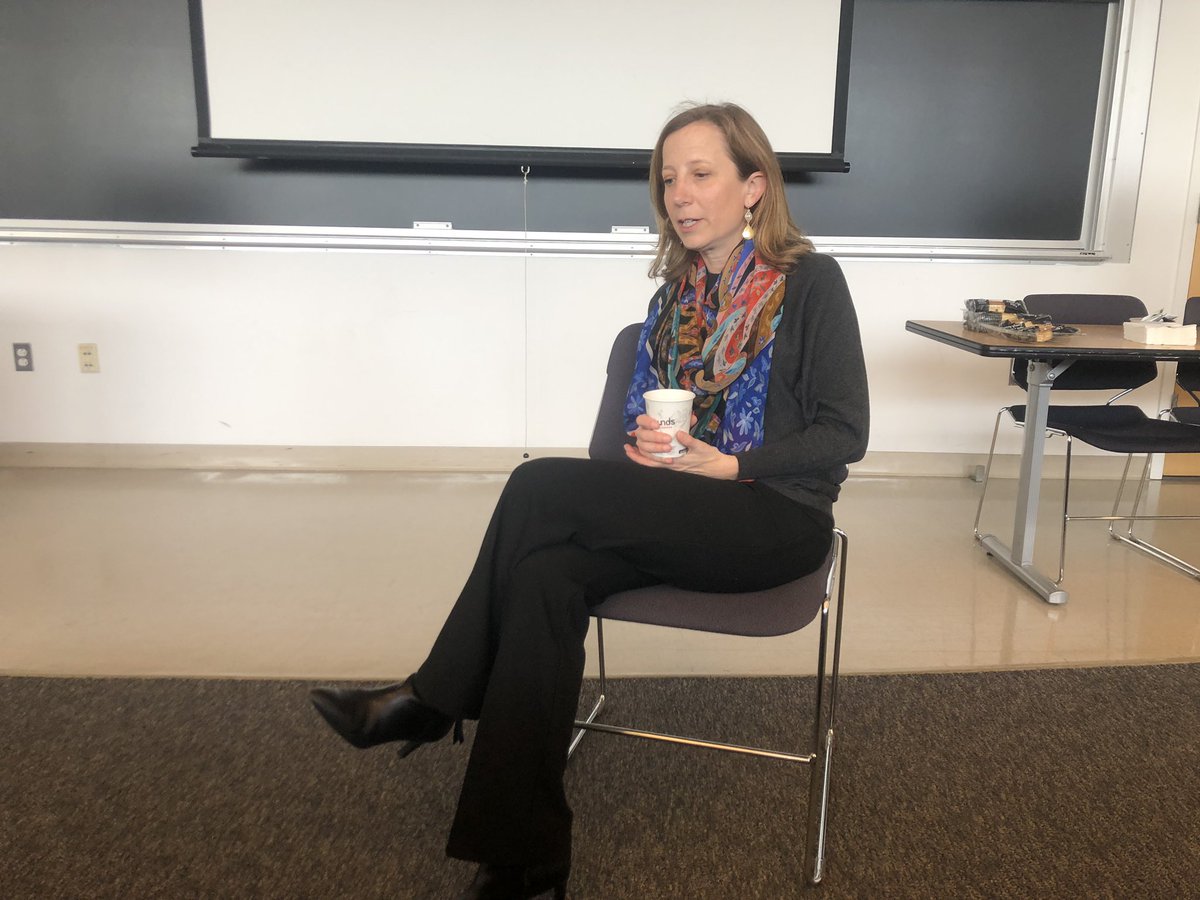 INFORMSNEU's tweet photo. Yesterday our #optimizeyourconnection session was joined by Prof. @Ksmilowitz from @NorthwesternU. We had a great time talking about her research work, her role as an editor, and tips on writing journal papers. Thanks to everyone who attended! https://t.co/otNkYV24TG