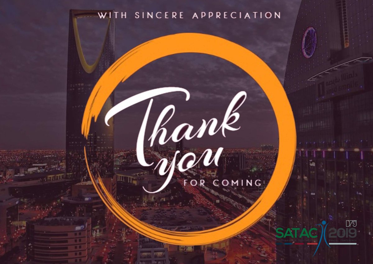 satac2019's tweet photo. 𝗧𝗵𝗮𝗻𝗸 𝘆𝗼𝘂 𝗳𝗼𝗿 𝗰𝗼𝗺𝗶𝗻𝗴 𝘁𝗼 𝗦𝗔𝗧𝗔𝗖 𝟮𝟬𝟭𝟵

ارجو المشاركة والانضمام الى السوشول الميديا لتطلع على كل جديد .
Please like, follow and share.

𝗪𝗲𝗯𝘀𝗶𝘁𝗲: 𝘄𝘄𝘄.𝘀𝗮𝘁𝗮𝗰𝟮𝟬𝟭𝟵.𝗰𝗼𝗺
#satac2019 #district79 #toastmasters #whereleadersaremade #speakers https://t.co/McLmwjuavH