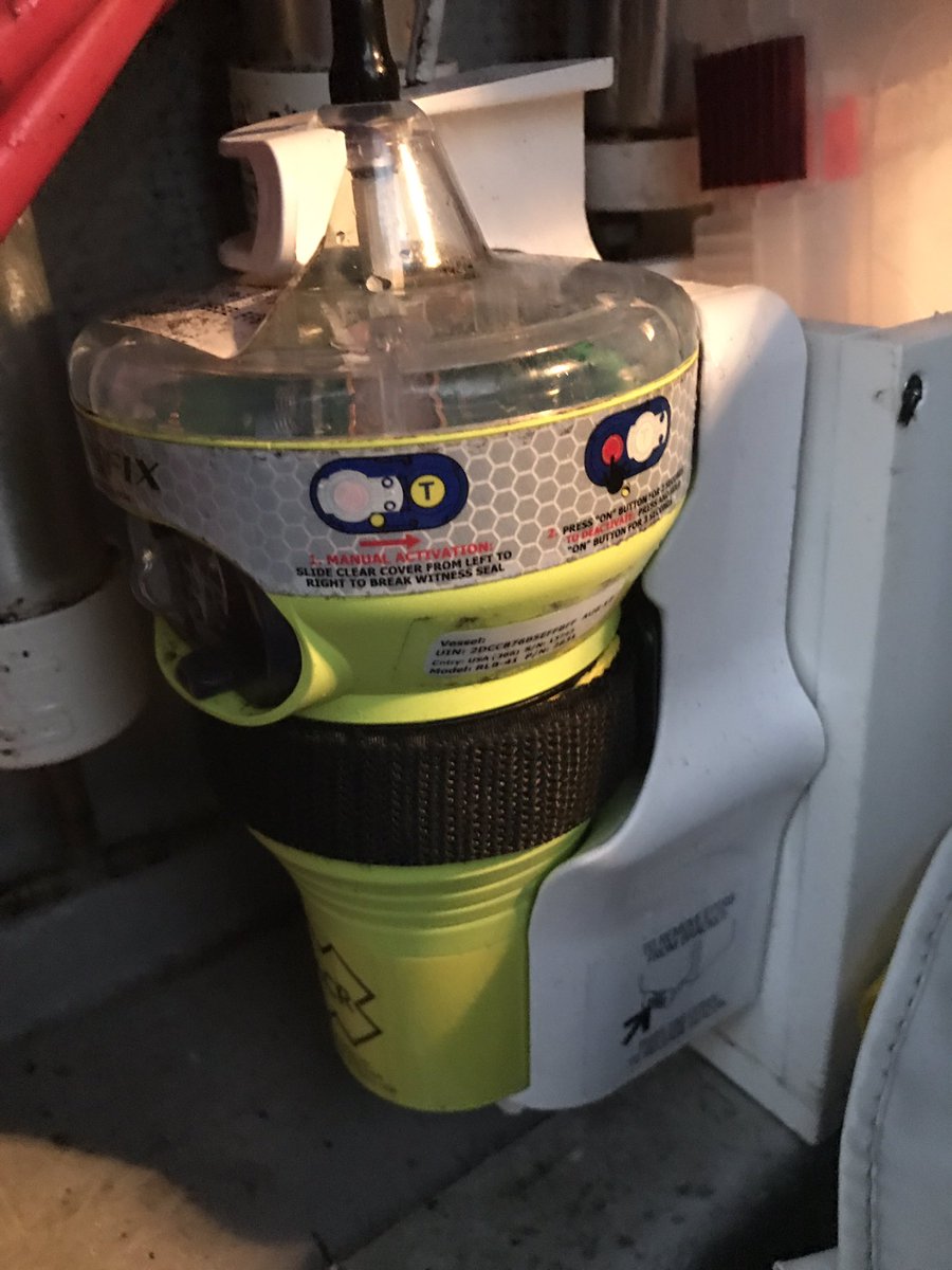 OrlandoMuniz1's tweet photo. Today is #406Day19 Take a minute to test your #epirb or get a new one if you don't already have one.
#406Day @ACRARTEX @oceansignalltd https://t.co/e6SxKCYQJ6