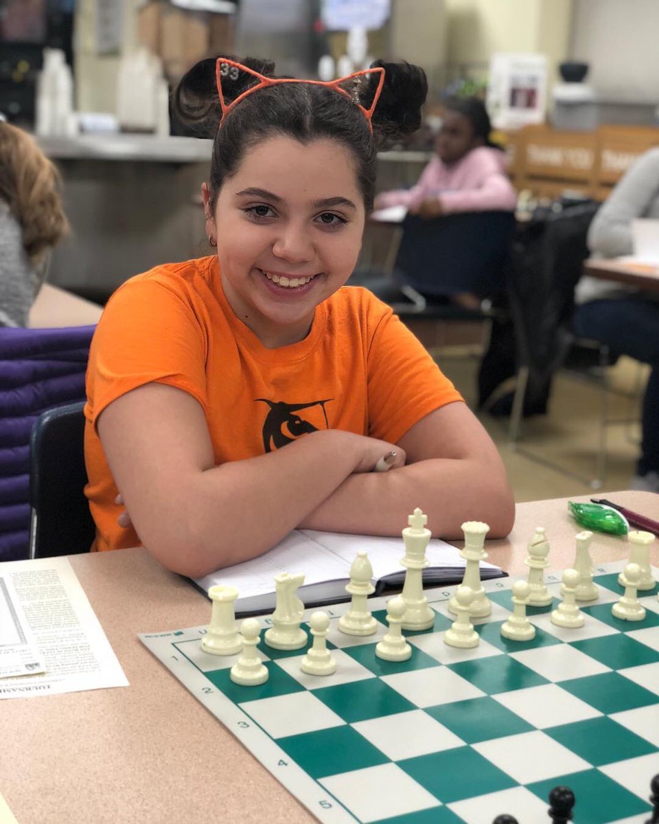 HerMoveNext's tweet photo. Our 5th grade Chelsea Prep girls leading the way after day one of the New York State All Girls Chess Championships 🔥🏆🥇#hermovenext #girlsplaychess @uschess @USChessWomen @JenShahade #chelseaprepchess #seaoforange #preppedtowin @chessqueen https://t.co/gFaNYyOPym