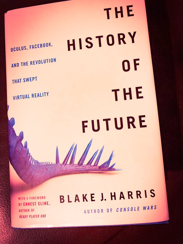 Unexpected delivery of “The History of the Future” book today by Blake J. Harris which documents the <a href="/oculus/">Oculus 👉 Meta Quest</a> and <a href="/PalmerLuckey/">Palmer Luckey</a> story from the start. Already half way through and can’t put it down. Highly recommended for all #VirtualReality enthusiasts #VR