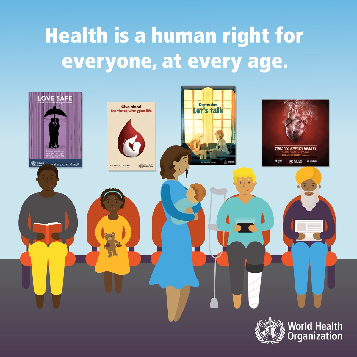 AMA_WA's tweet photo. It's #WorldHealthDay! This year's focus is Universal Coverage. Key to achieving it is ensuring that everyone can obtain the care they need, when they need it, right in the heart of the community.  #HealthForAll @WHO https://t.co/OOgY73w4c3