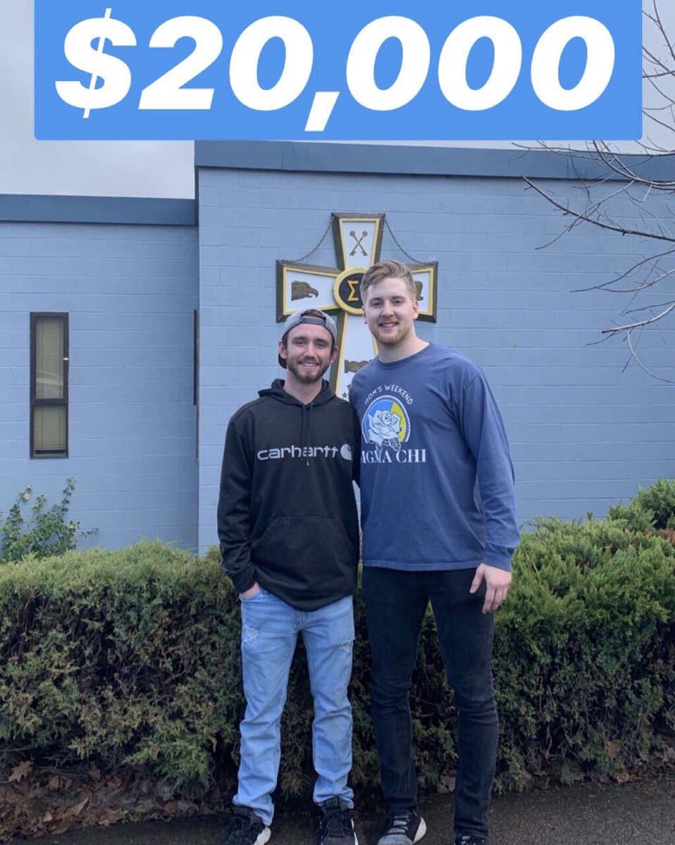 UIdahoSigmaChi's tweet photo. Ladies and Gentlemen, for the first time ever in Gamma Eta history we have hit $20,000 for the Huntsman Cancer Foundation! From all of us, thank you so much! To all the family, friends, sororities, and everyone else thank you! #generationtoendcancer https://t.co/FBvB3iARAM