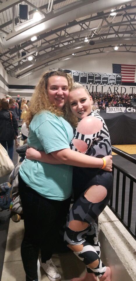 MUTauBeta's tweet photo. Congratulations to our sister Taylor and Ionic Winter Guard on their fourth place finish at the 2019 MCCGA Championship competition! Taylor and Cassie also had a sister meetup at it! #4gr8rguard https://t.co/tB0YFaeWHs