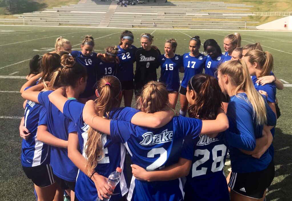 DrakeWSoccer's tweet photo. Happy #NationalStudentAthleteDay to our players. They’re good students, players, teammates and most important...OUTSTANDING young women! https://t.co/1KRIMEyfmt