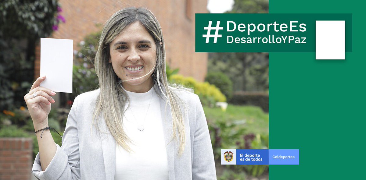 MinDeporteCol's tweet photo. #DeporteEsDesarrolloYPaz| La dirección de Fomento y Desarrollo de Coldeportes, se une a la celebración del ‘Día Internacional del Deporte para el Desarrollo y la Paz’. @ONU_es @CancilleriaCol https://t.co/elSaUyPNCf