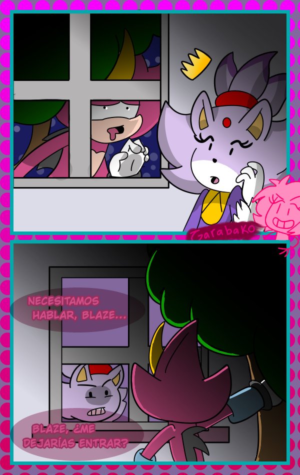 Garabak0's tweet photo. 💜Cómic nuevo: #EspiosCrush o #EspiosSecretLove 💜
#EspioTheChameleon #BlazeTheCat #EspioXBlaze #MinakosDraws #Garabako #MinakosDoodles https://t.co/s6yhpebUmw