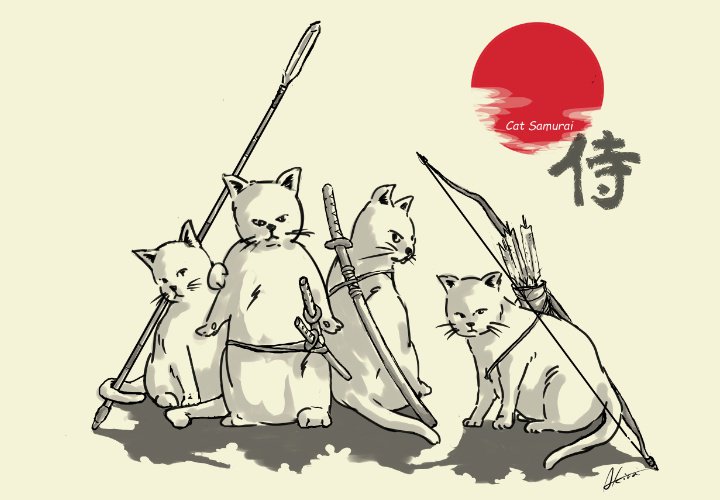 たかばたあきら Sur Twitter 猫侍 猫の絵 猫のイラスト 侍 たかばたあきら Sur Twitter 猫侍 猫の絵 猫のイラスト 侍