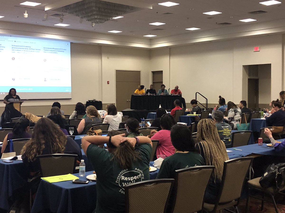 VenkaylaHaynes's tweet photo. Had an amazing time at #RespectCon2019 presenting with @_iAmRoyal on the sexual abuse to prison pipeline, prison abolition, and transformative justice. Also sat on a panel to discuss #MuteRKelly and how we address these issues in the Black community. Thank you Emory. https://t.co/h0rHi8tIJn