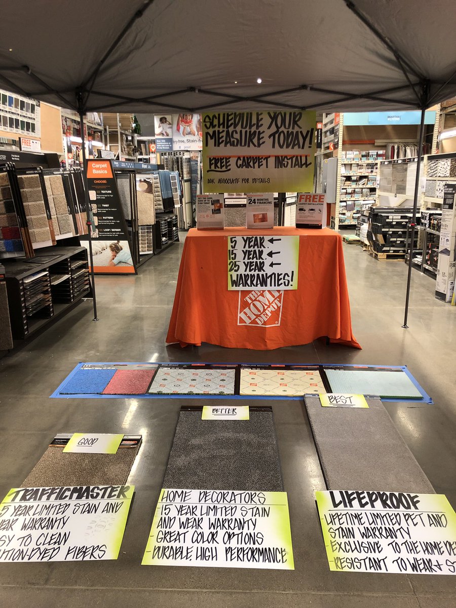 Driving some excitement for carpet measures this weekend! #TeamG3