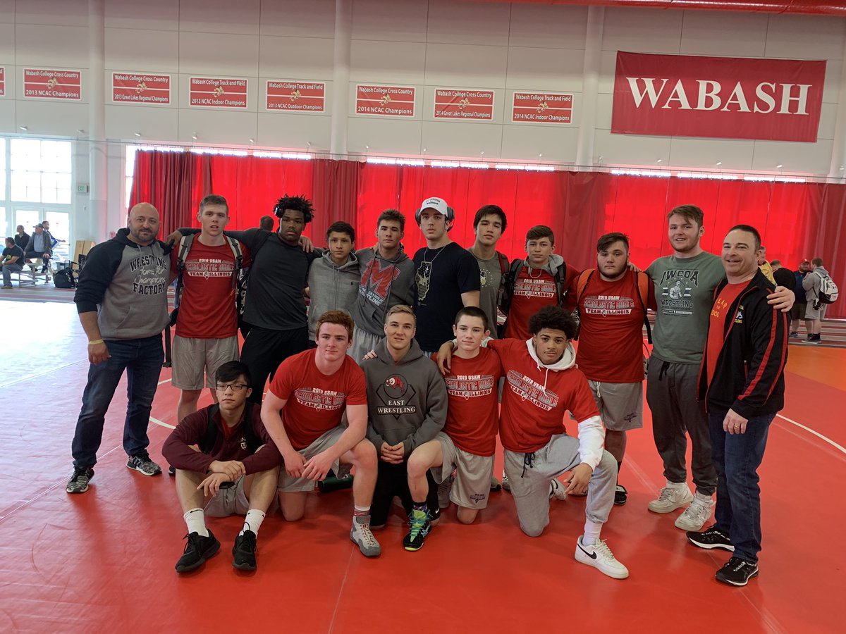 ErinMillington's tweet photo. We are so proud of Charlie, he was asked to wrestle for an Illinois National Team this weekend.  He wrestled against teams of state qualifiers and placers from all over the country and was able to win 2 matches.  It was such an awesome experience for all of us.  @cjmillington01 https://t.co/pD4k5OI54P