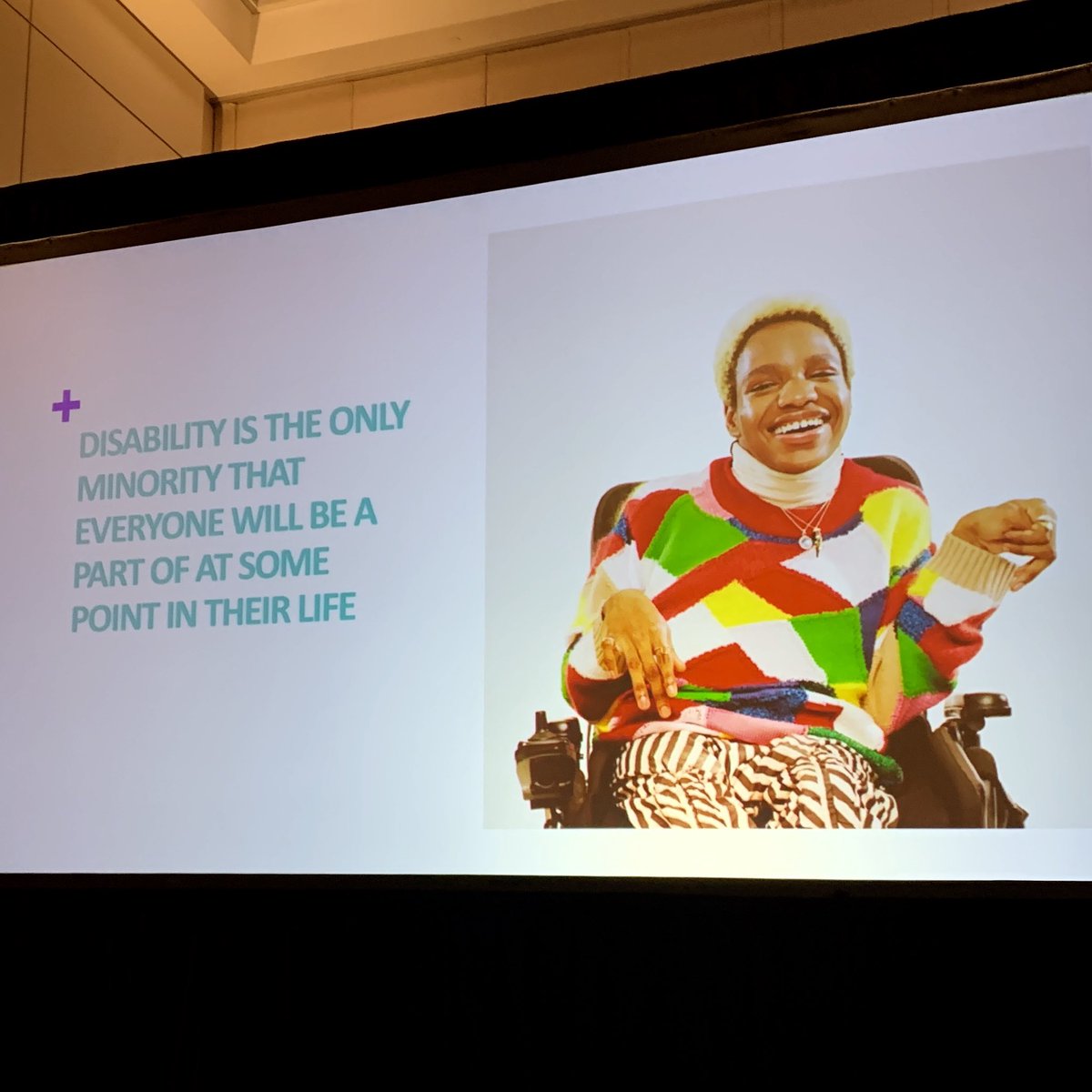 PorPortPorter's tweet photo. Powerful stories and inspiring people at the Impact of Inclusion symposium this morning. Thank you for making it happen. @AshleighAxios @katholmes #AIGADesignConf https://t.co/V5ly8WpxKY