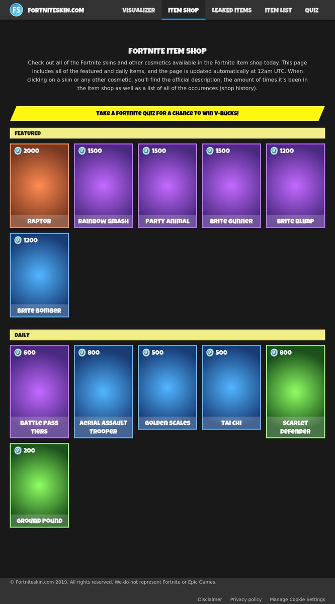 FortniteSkin tweet media