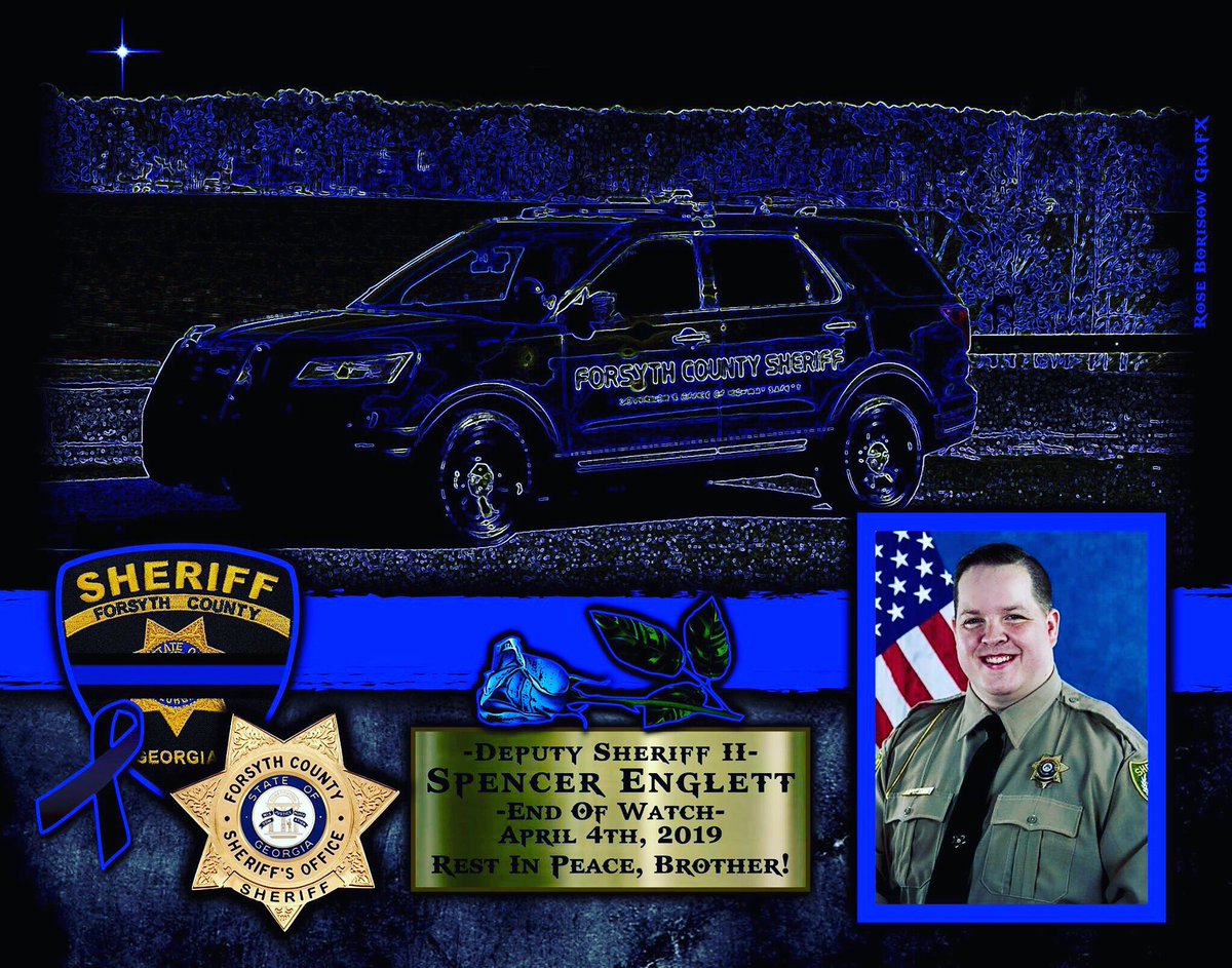 RIP. Deputy Sheriff Spencer Englett collapsed during a training exercise and passed away later at the hospital from a traumatic medical event. #rip #hero #endofwatch #DeputySheriffSpencerEnglett #ForsythCountySheriffsOffice #LawEnforcement #thinblueline #becarefuloutthere