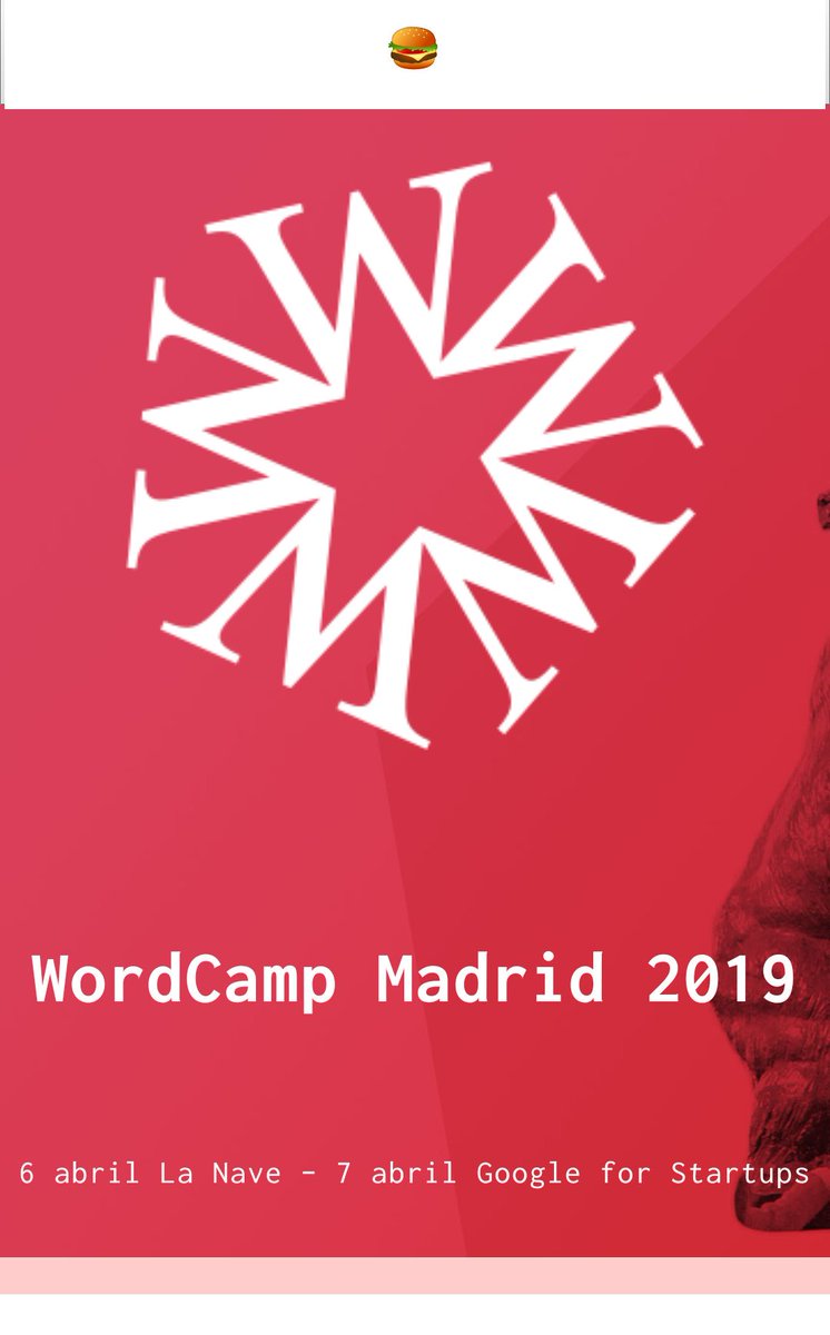 CajunDigital's tweet photo. Nos encanta el "menú hamburguesa" de la web de #WCMAD 
Nuestros dieces 🔝🔝 https://t.co/668LErq6Z6