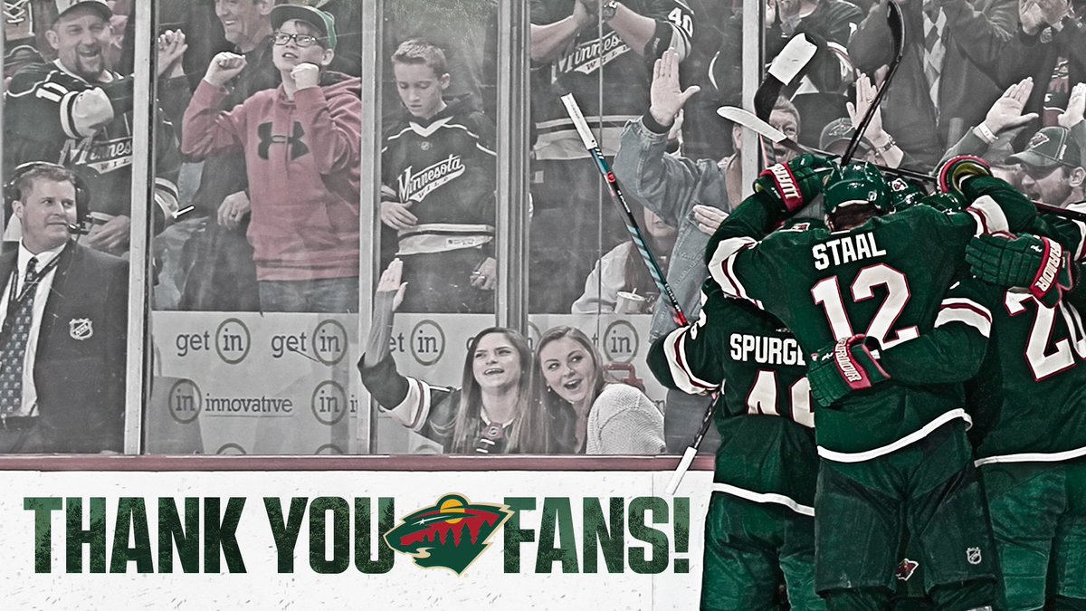 mnwild's tweet photo. 💚♥️ Thank you #mnwild fans for the support this year. https://t.co/63Khzsj0Lt