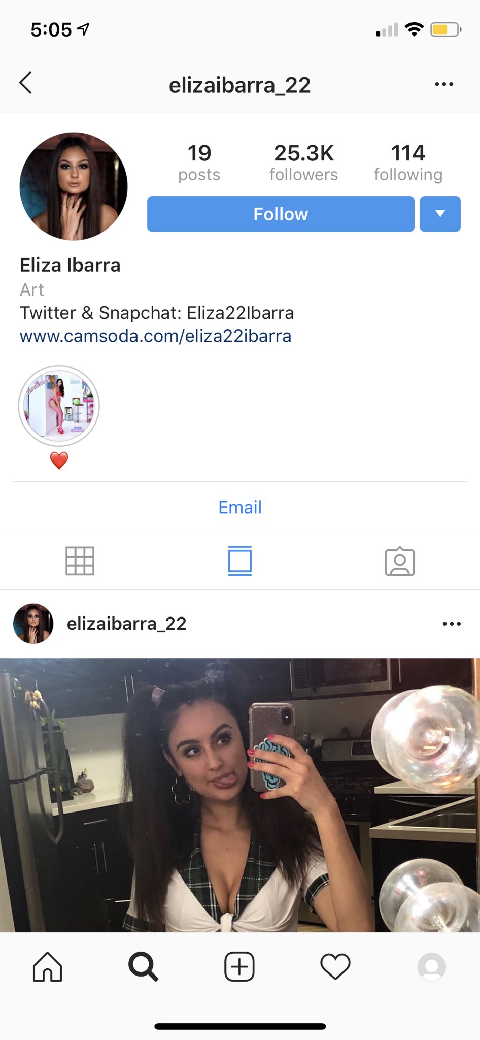 Eliza 22 ibarra instagram
