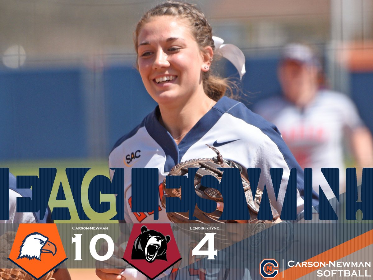 CNathletics's tweet photo. .@cnsball launched four home runs, including a three-run blast from @AshlynBrooke25 in the sixth inning of game two that gave C-N a lead for good. 

Eagles sweep Lenoir-Rhyne in Hickory for the first time since 2015. 

📋 https://t.co/HXjv4Y1oXc https://t.co/gKf4iX0cXm
