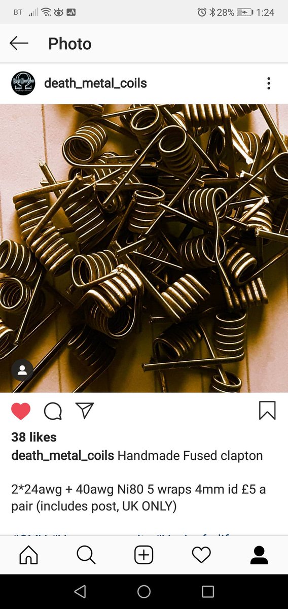 DMCvapes's tweet photo. So many #Claptons
#deathmetal #DMC #DMCv
#vape #coilporn #handmade
https://t.co/NiWbvQgJBx https://t.co/DrhhkxuThM