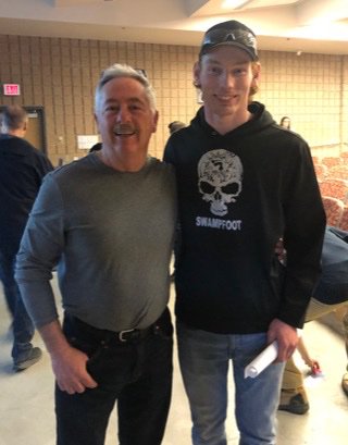 LKDSB_SHSM's tweet image. Congratulations to SHSM students Justyn Archer and Luke Soetemans who won their Skills Ontario qualifying competitions in Welding and Carpentry, respectively!