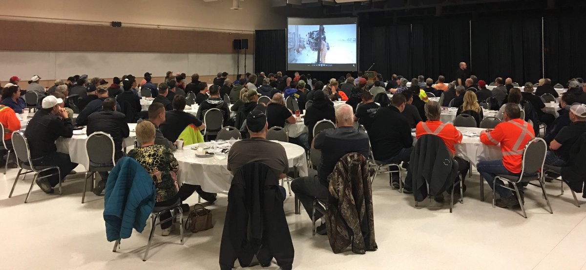 SaskCGA's tweet photo. Week one of the annual Contractor Safety Breakfasts are in the books...don't forget there are still a few more coming in or near your community.  Register today at https://t.co/20y6qmb6U6!  #safedigging https://t.co/mPmtgufPgP