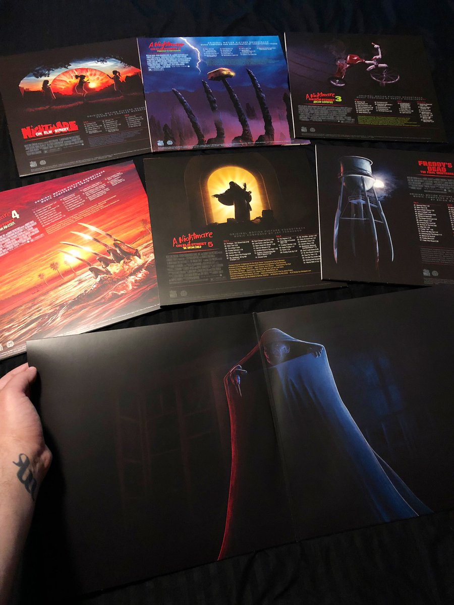 I forgot to show u all my Mondo ‘Box Of Souls’ Nightmare On Elm Street LP Collection! #NeverSleepAgain