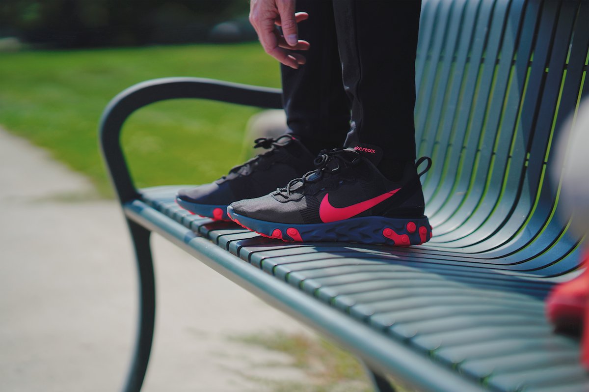 nike react 55 solar red