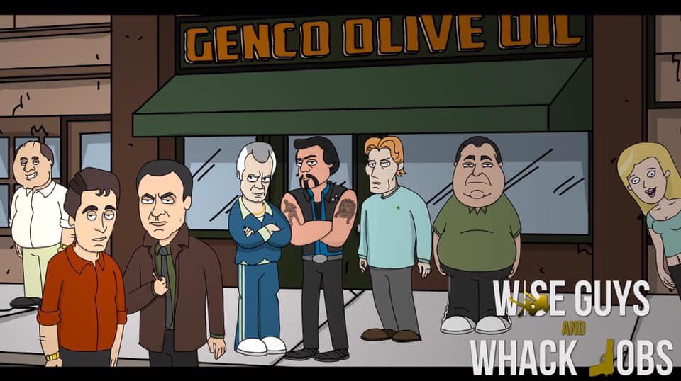 Tonym0e's tweet photo. Wise guys and Whack jobs animated tv series in the works. #familyguy #simpsons #cartoon #wiseguysandwhackjobs #gencooliveoil #sopranos https://t.co/gCJ1kAHZQL