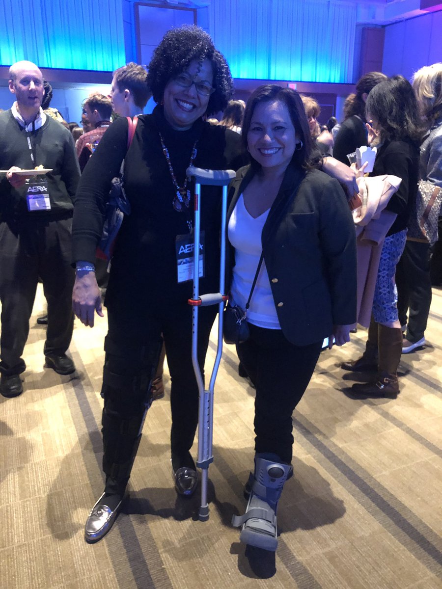 When your friends still show up to work! <a href="/ProfessorFlores/">Dr. Stella Flores</a> <a href="/bailabomba/">Straight Outta Haisha 🇭🇹</a> <a href="/wtgrantfdn/">WT Grant Foundation</a> <a href="/nyusteinhardt/">NYU Steinhardt</a> #Aera19 #AERA2019