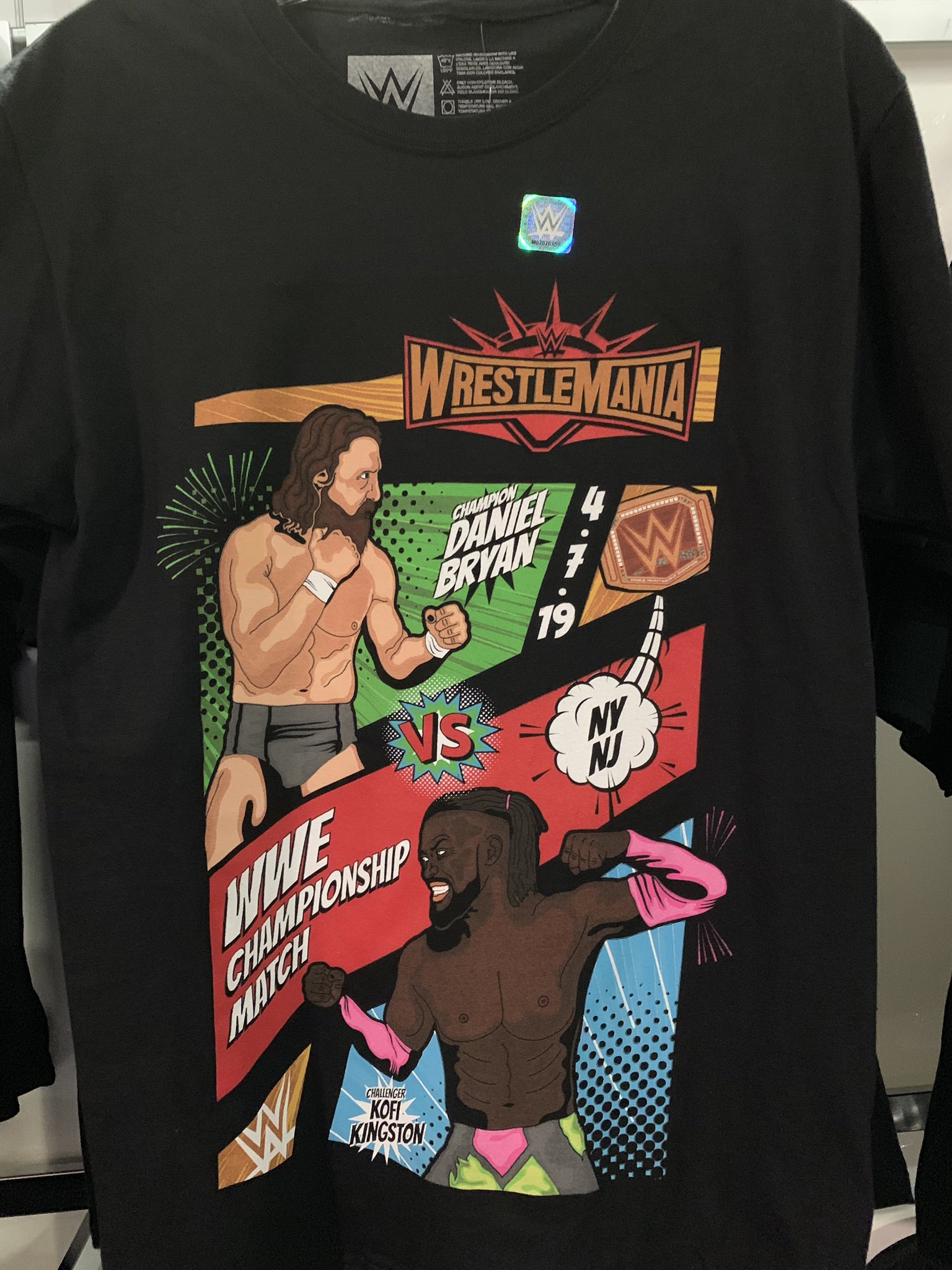 wwe wrestlemania 35 t shirt