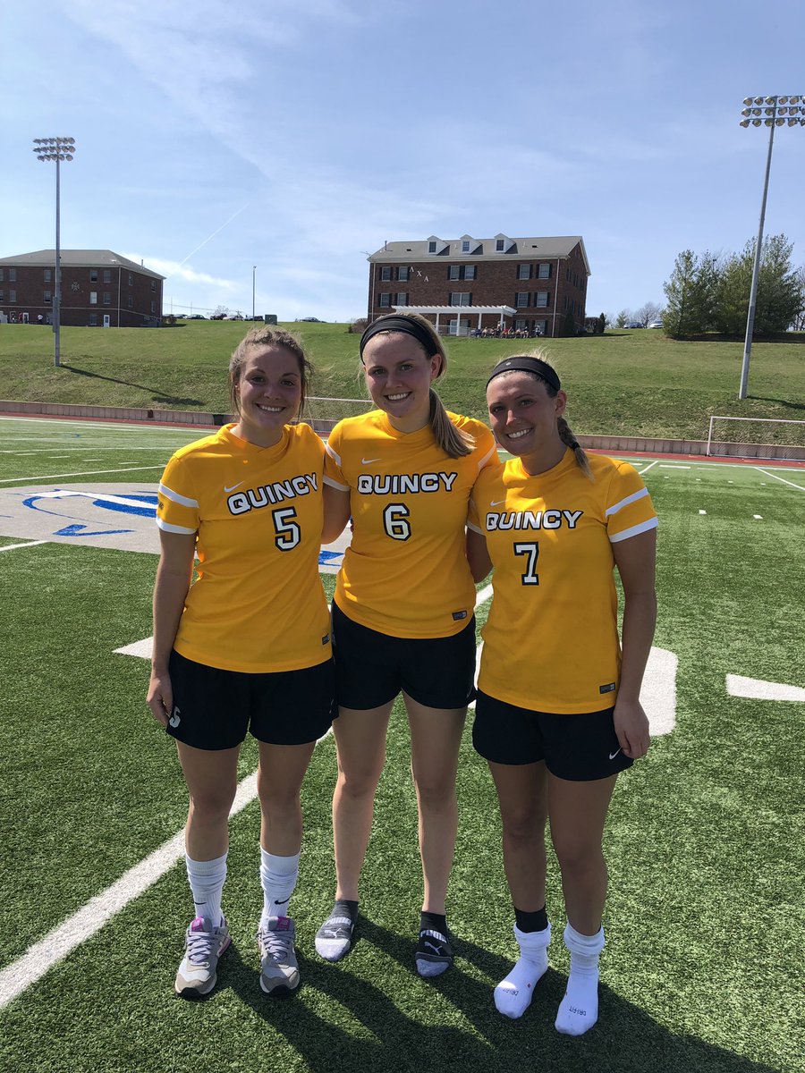 QUHawksWSoccer's tweet image. Updates from today‼️ Hawks played and won against Culver Stockton and Lindenwood-Belleville!! Paige Anderson makes her first start after her ACL tear and we had first college goals from our back line, Gorman and Orlando!! Great team efforts today⚽️🎉☀️