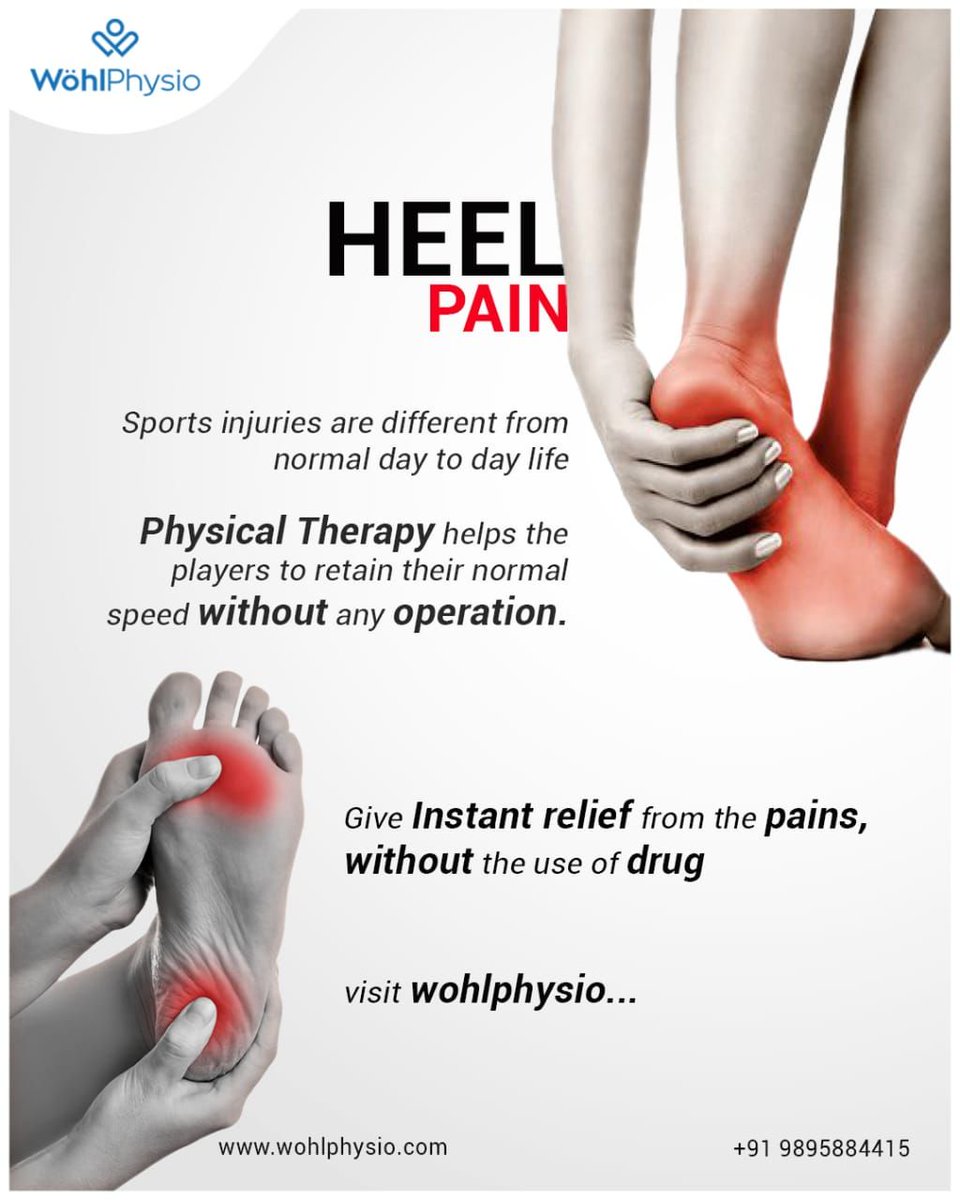 wohlphysio's tweet photo. 'Give Instant Relief from the Pains, Without the use of Drug' - Wohlphysio

call: +91 98958 84415

#heelpain #heelpainrelief #sportinjuries #physicaltherapy #physiotheraphycentreinernakulam #theraphycentreinkochi #instantrelief #stressrelief #stress https://t.co/aYYZ1iFne2