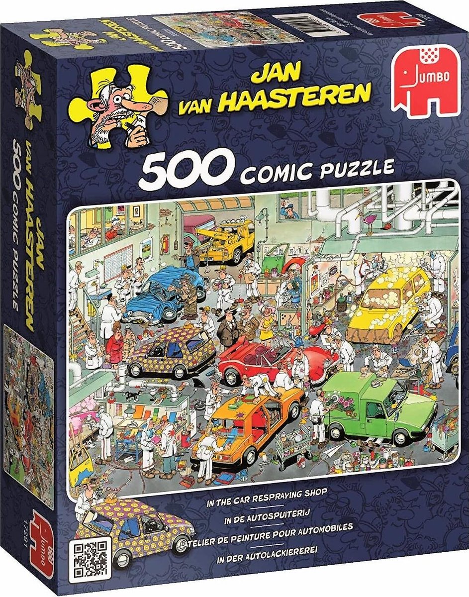 juguetodo's tweet image. 500 En el mecánico, Jan van Haasteren
Jumbo 17281

Puzzle comic de Jan van Haasteren de 500 piezas con la loca actividad de un taller mecánico. Tamaño montado 49 x 35 cm

🛒juguetodo.com/Jumbo-17281

#ComicPuzzle #500piezas #TallerMecanico #JanVanHaasteren
#Jumbo17281