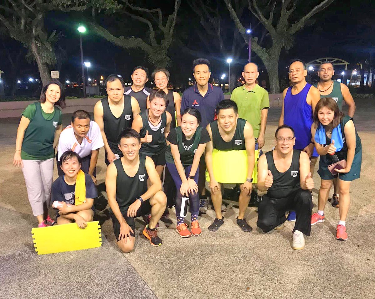 YamKeng's tweet photo. Joined #TampinesNorth #IPPTKakis. Check out the before & after photos. Any diff?
We became fitter! πͺ
Tampines North IPPT Kakis gather 7.30-9pm every Tue at Sunplaza Park Amphitheatre. Open and #freeforall. No registration needed. 1st-timers get a free tank top. https://t.co/oyk0iUmy8W